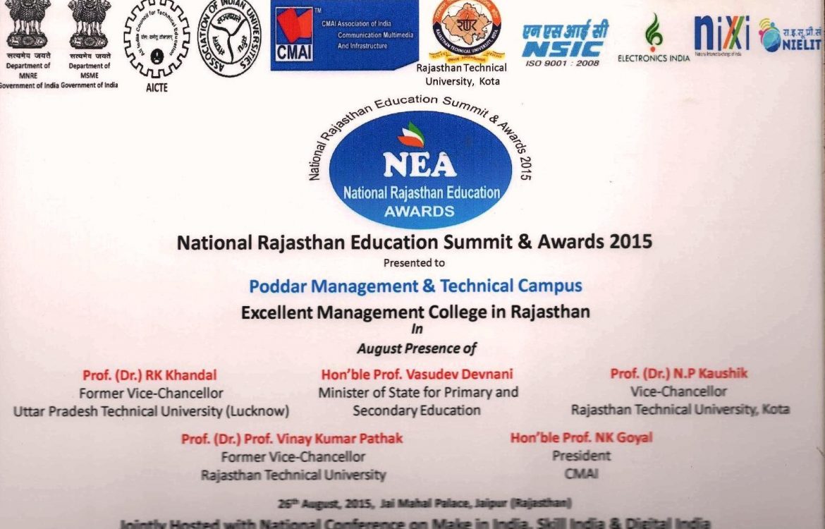 Excellent Management College Award