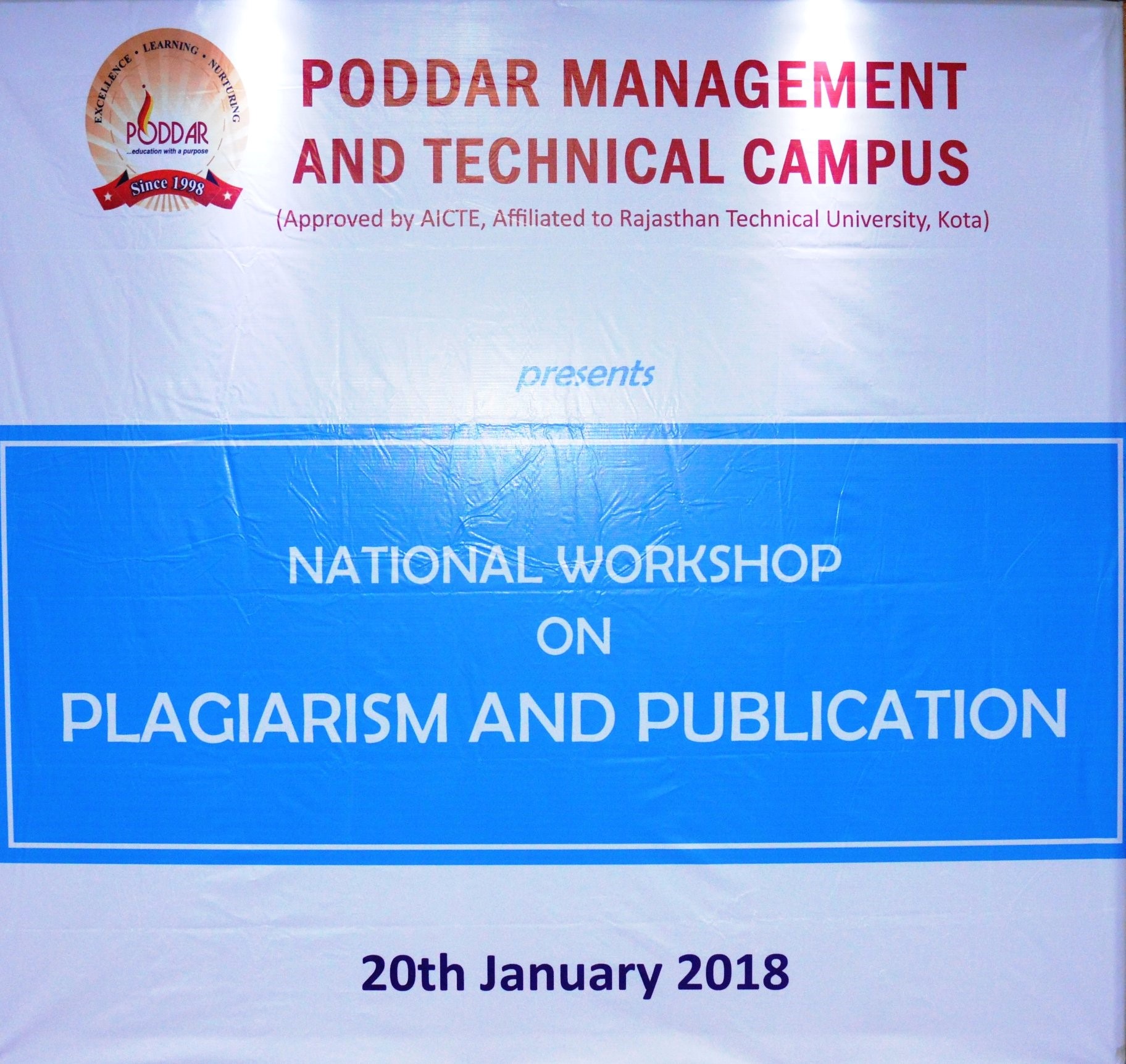 National Workshop on Plagiarism and Publication