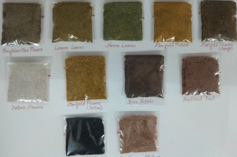 Herbal Colors from Floral Waste