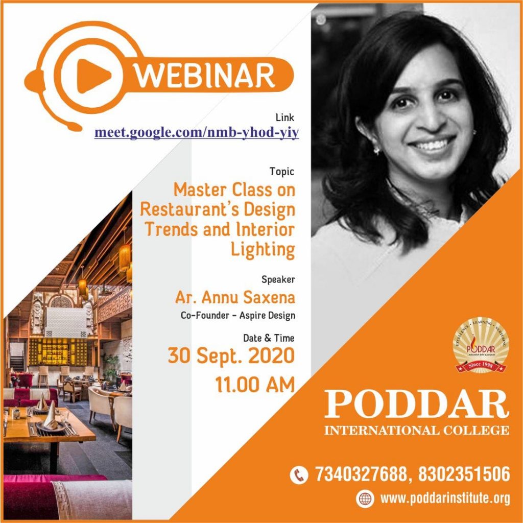 Master Class on Restaurant Design