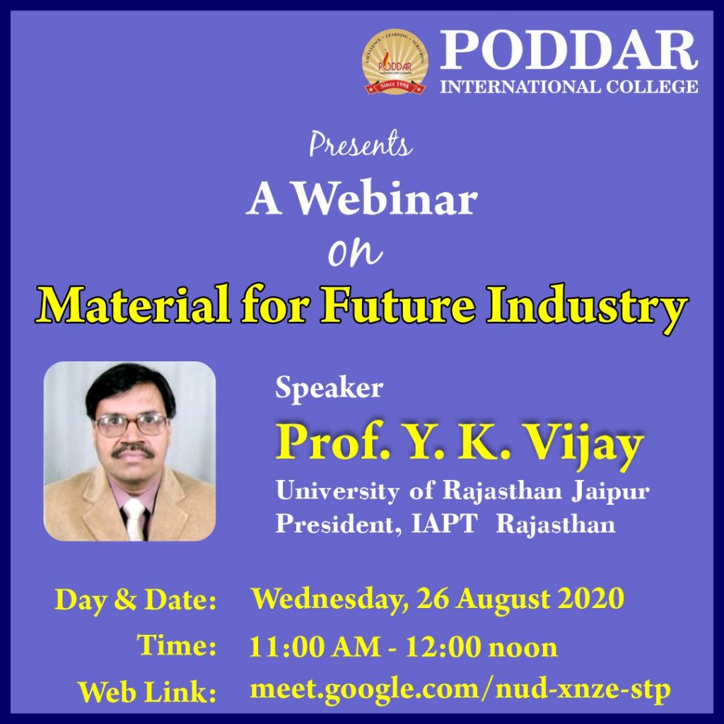 Webinar on Future Material Science